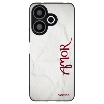Picasee silikonski črni ovitek za Xiaomi Redmi 13 4G - Amor