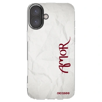 Picasee silikonski prozorni ovitek za Apple iPhone 16 Plus - Amor