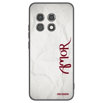 Picasee silikonski črni ovitek za OnePlus 11 5G - Amor