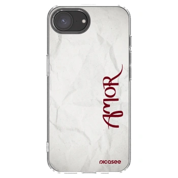 Picasee silikonski prozorni ovitek za Apple iPhone 16e - Amor