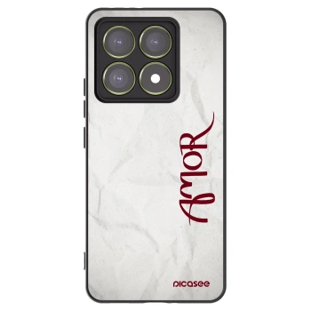 Picasee silikonski črni ovitek za Xiaomi 14T - Amor