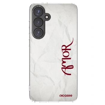 Picasee silikonski prozorni ovitek za Samsung Galaxy S24 FE S721B - Amor