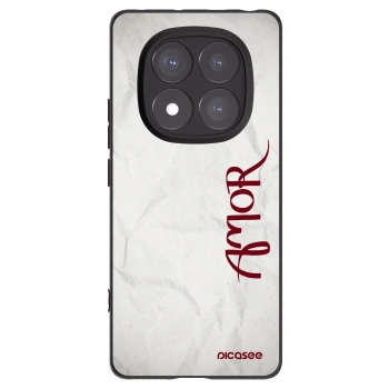 Picasee silikonski črni ovitek za Xiaomi Redmi Note 14 Pro+ 5G - Amor