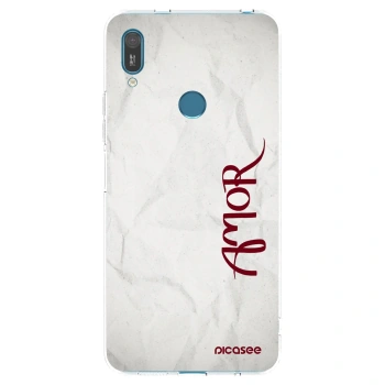 Picasee silikonski prozorni ovitek za Huawei Y7 2019 - Amor