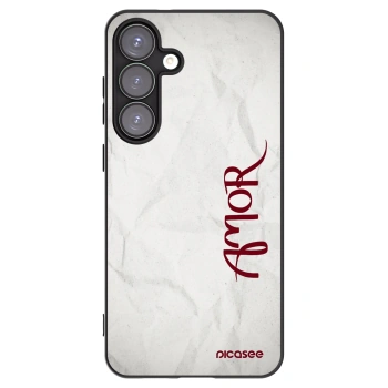 Picasee silikonski črni ovitek za Samsung Galaxy S25+ 5G - Amor