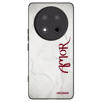 Picasee silikonski črni ovitek za Honor Magic7 Lite 5G - Amor