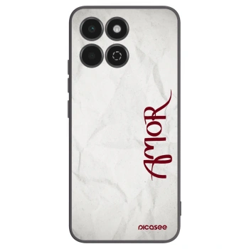 Picasee silikonski črni ovitek za Honor 200 Smart 5G - Amor