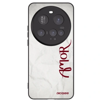 Picasee silikonski črni ovitek za Xiaomi 15 Ultra - Amor