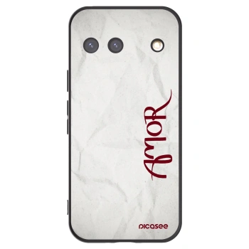Picasee silikonski črni ovitek za Google Pixel 9 - Amor
