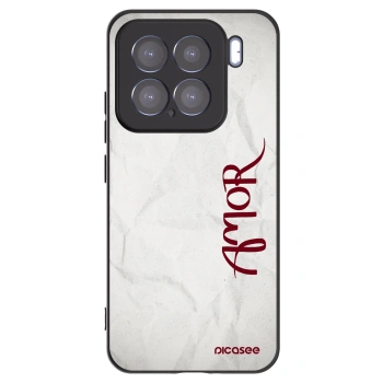 Picasee silikonski črni ovitek za Xiaomi 15 - Amor