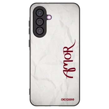 Picasee silikonski črni ovitek za Samsung Galaxy A56 5G A566B - Amor