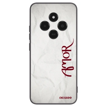 Picasee silikonski črni ovitek za Xiaomi Poco C75 - Amor