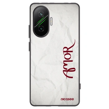 Picasee silikonski črni ovitek za Xiaomi Poco F7 Pro 5G - Amor
