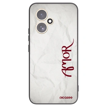 Picasee silikonski črni ovitek za Honor 400 5G - Amor