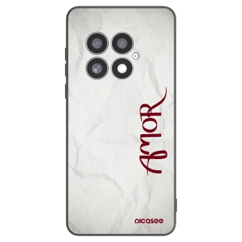 Picasee silikonski črni ovitek za OnePlus 13 5G - Amor