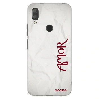 Picasee silikonski prozorni ovitek za Xiaomi Redmi 7 - Amor