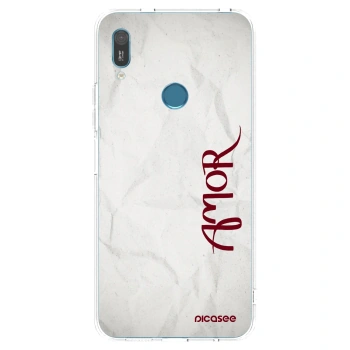 Picasee silikonski prozorni ovitek za Huawei Y6 2019 - Amor