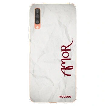 Picasee silikonski prozorni ovitek za Samsung Galaxy A70 A705F - Amor