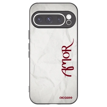 Picasee silikonski črni ovitek za Google Pixel 9 Pro XL - Amor