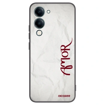 Picasee silikonski črni ovitek za Vivo Y29s 5G - Amor