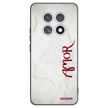 Picasee silikonski črni ovitek za Xiaomi Redmi Note 15 - Amor