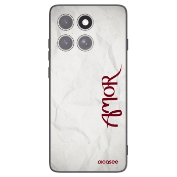 Picasee silikonski črni ovitek za Motorola Edge 60 Fusion - Amor