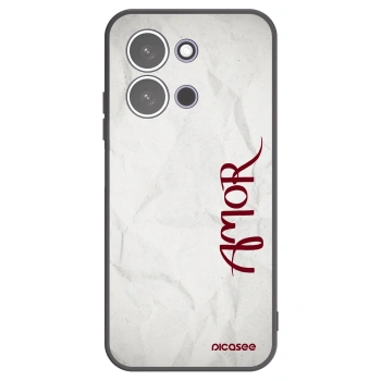 Picasee silikonski črni ovitek za Xiaomi Redmi 15C 5G - Amor