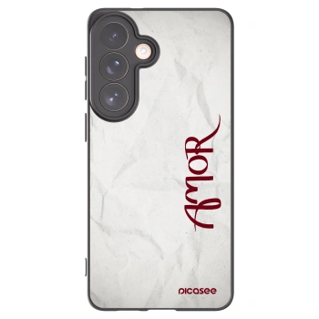 Picasee silikonski črni ovitek za Samsung Galaxy S26+ - Amor