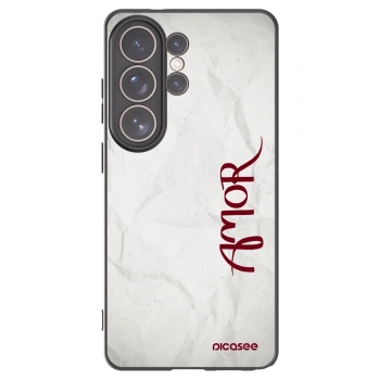 Picasee silikonski črni ovitek za Samsung Galaxy S26 Ultra - Amor