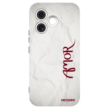Picasee silikonski črni ovitek za Honor 600 Lite - Amor