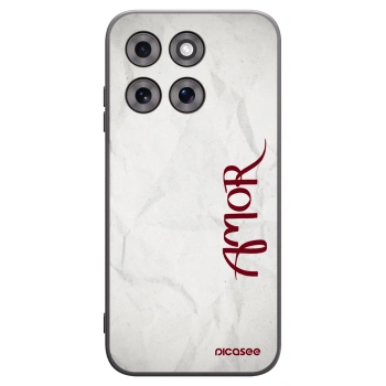 Picasee silikonski črni ovitek za Motorola Moto G77 - Amor