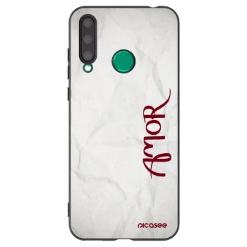 Picasee silikonski črni ovitek za Honor 20 Lite - Amor