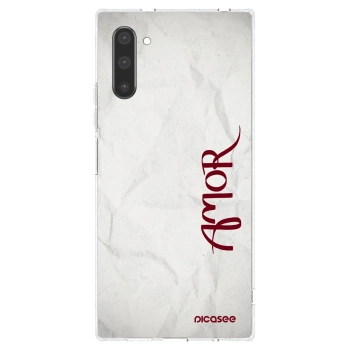 Picasee silikonski prozorni ovitek za Samsung Galaxy Note 10 N970F - Amor