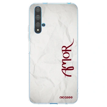 Picasee silikonski prozorni ovitek za Huawei Nova 5T - Amor