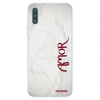 Picasee silikonski prozorni ovitek za Samsung Galaxy A30s A307F - Amor
