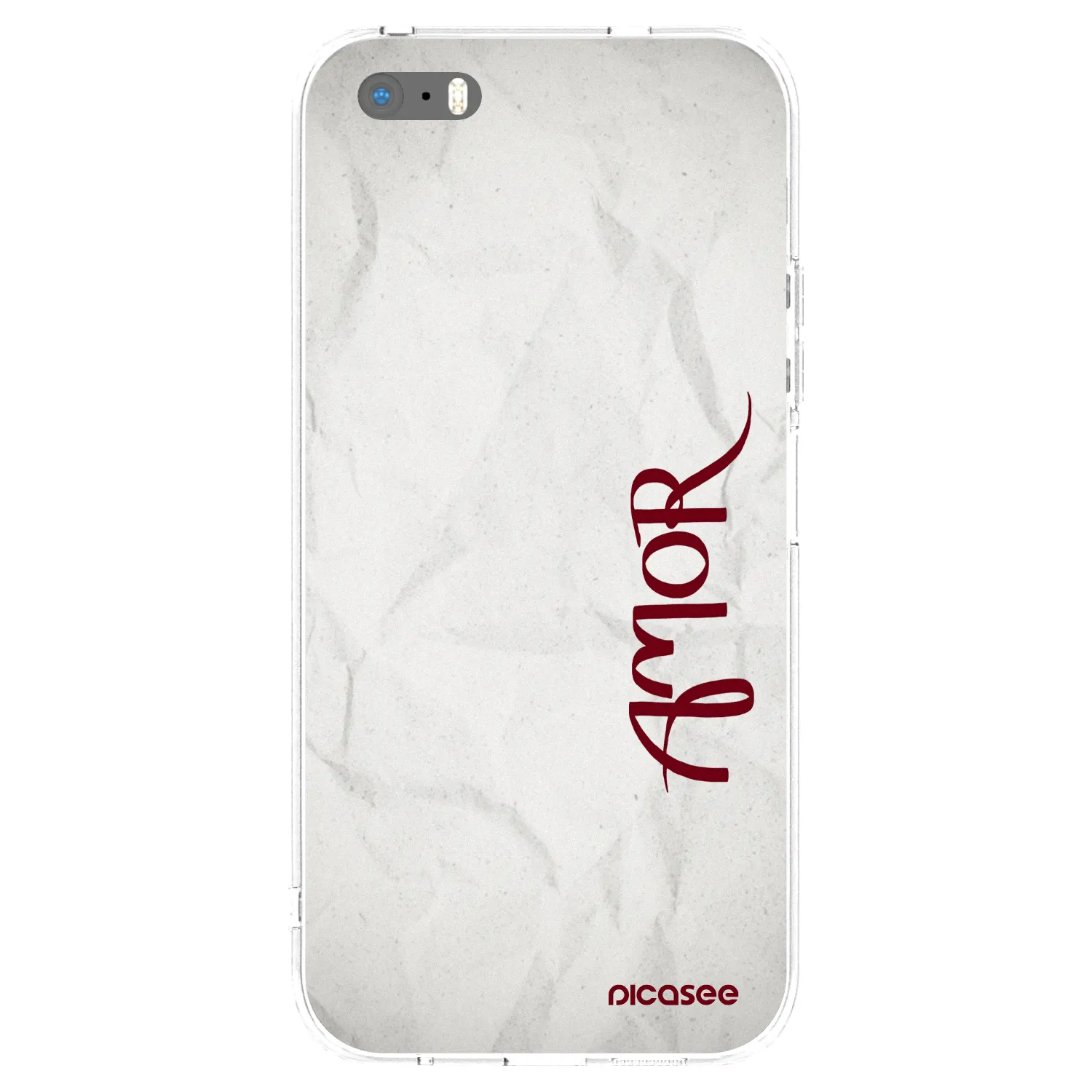Picasee silikonski prozorni ovitek za Apple iPhone 5/5S/SE - Amor