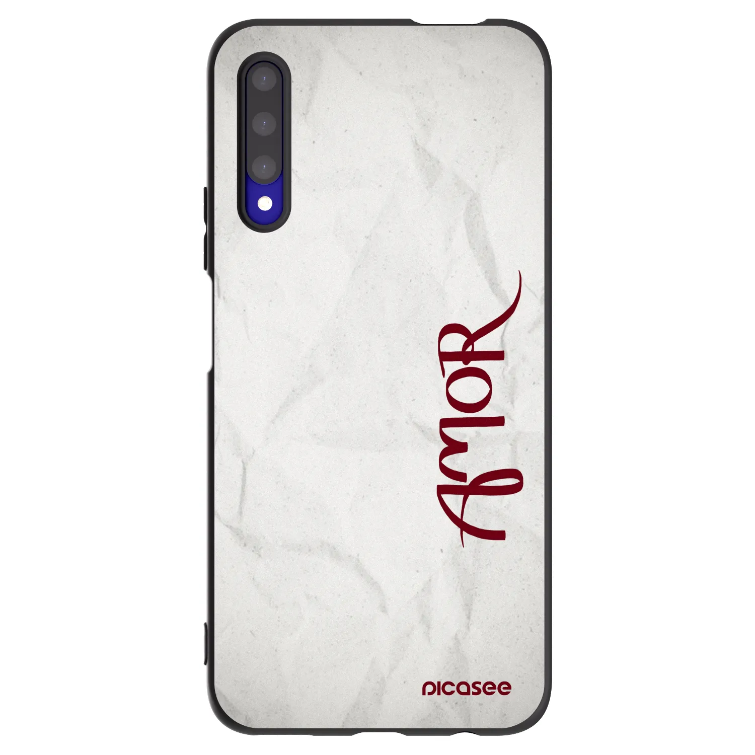 Picasee silikonski črni ovitek za Honor 9X Pro - Amor
