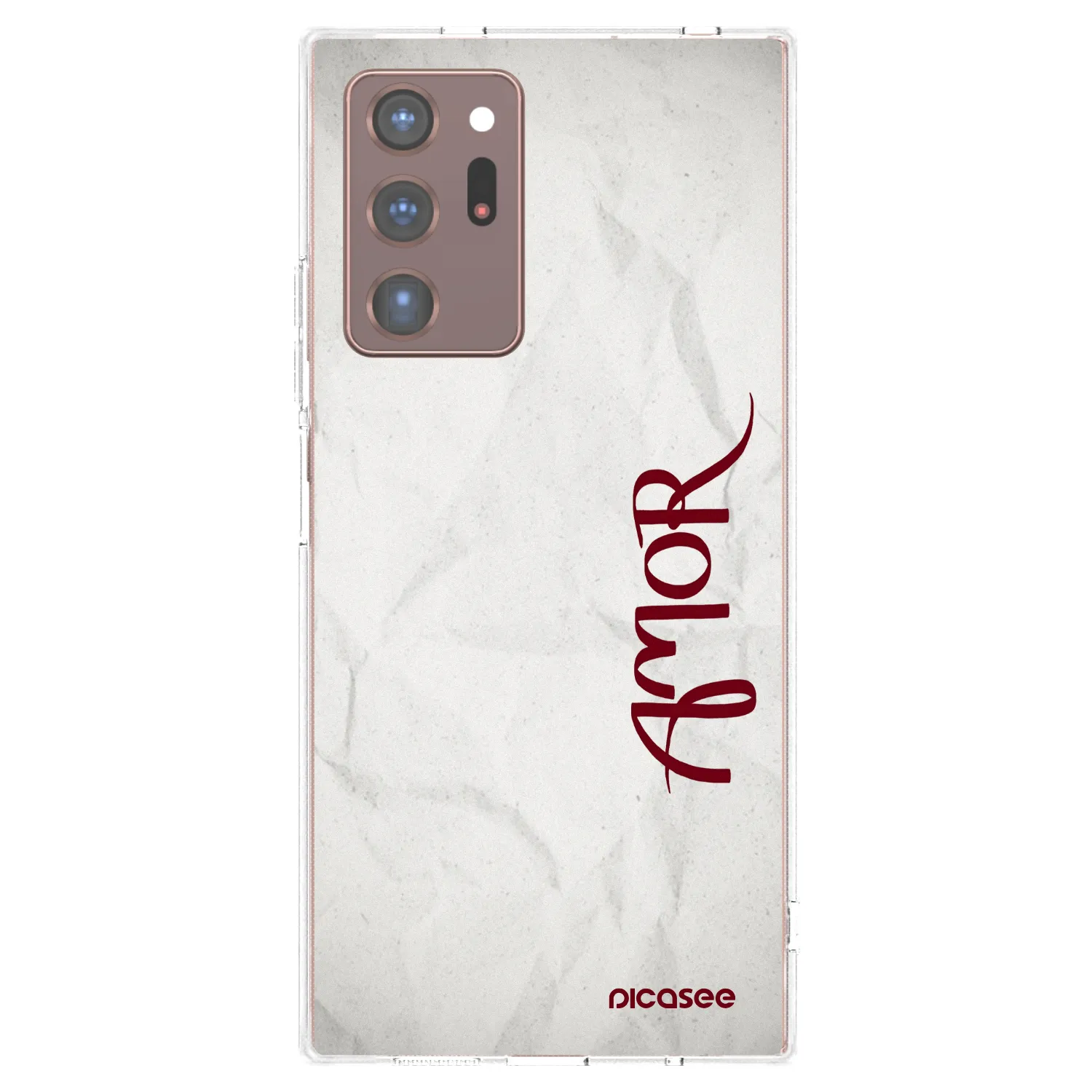 Picasee silikonski prozorni ovitek za Samsung Galaxy Note 20 Ultra - Amor