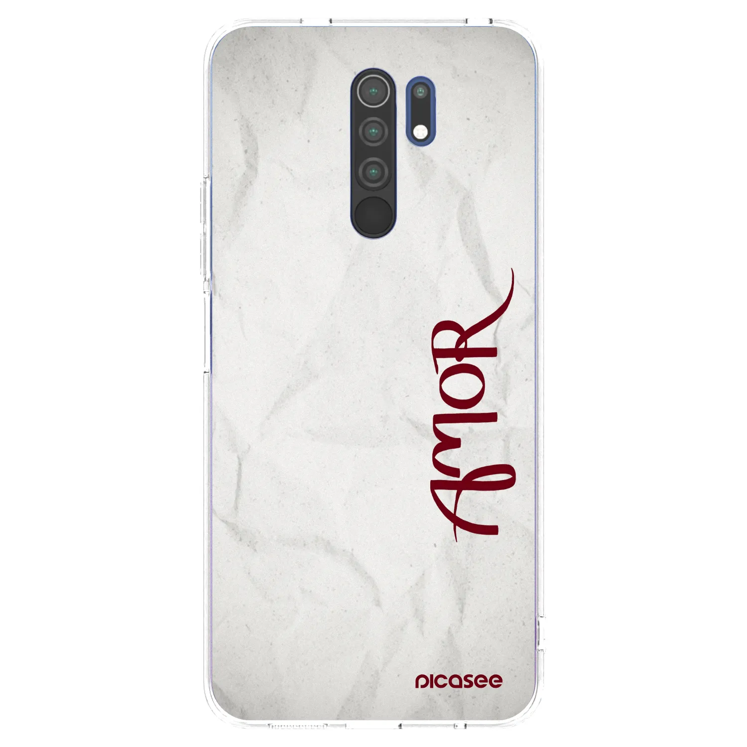 Picasee silikonski prozorni ovitek za Xiaomi Redmi 9 - Amor