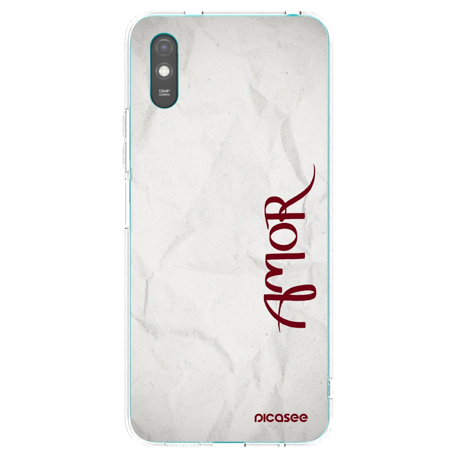 Picasee silikonski prozorni ovitek za Xiaomi Redmi 9A - Amor