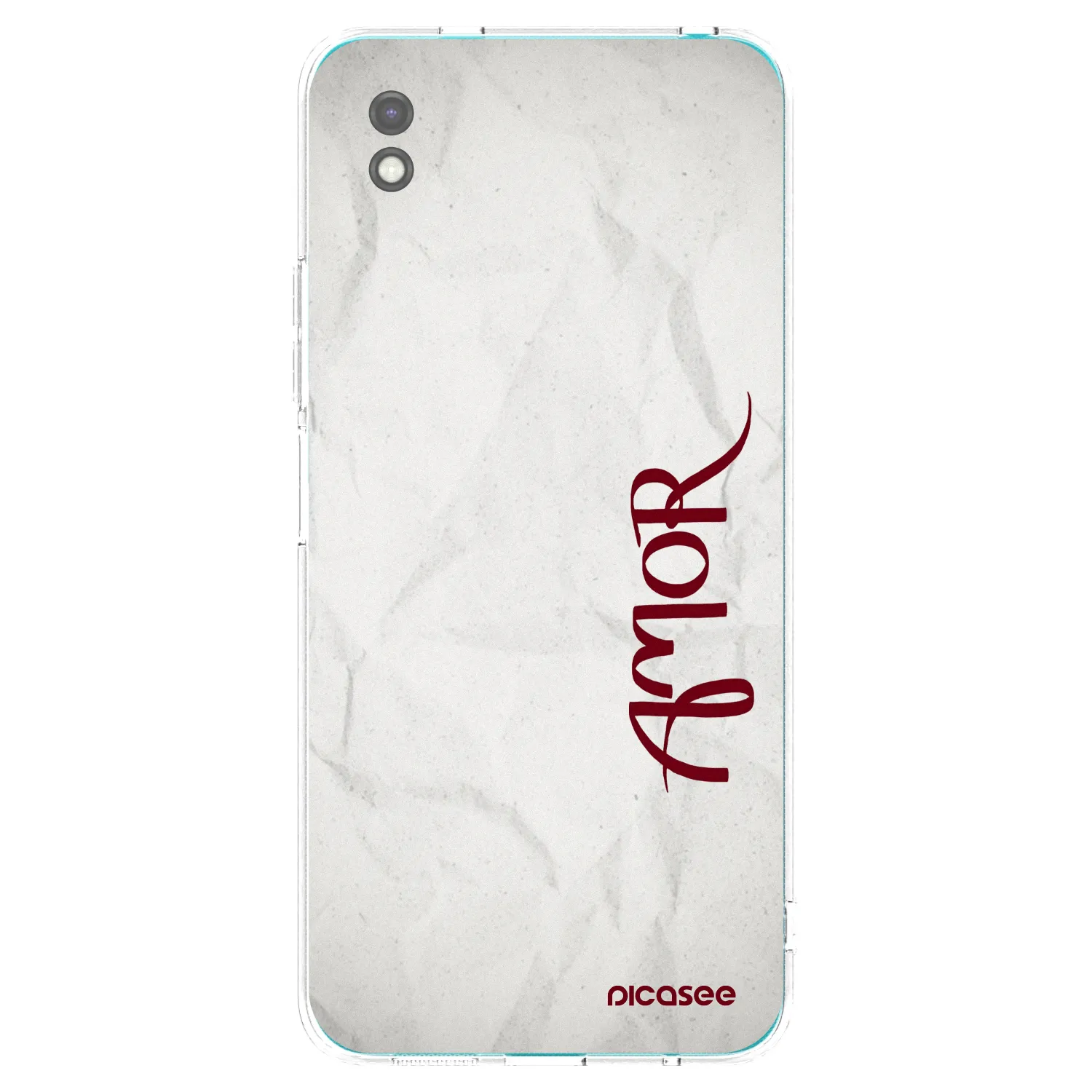 Picasee silikonski črni ovitek za Xiaomi Redmi 9A - Amor