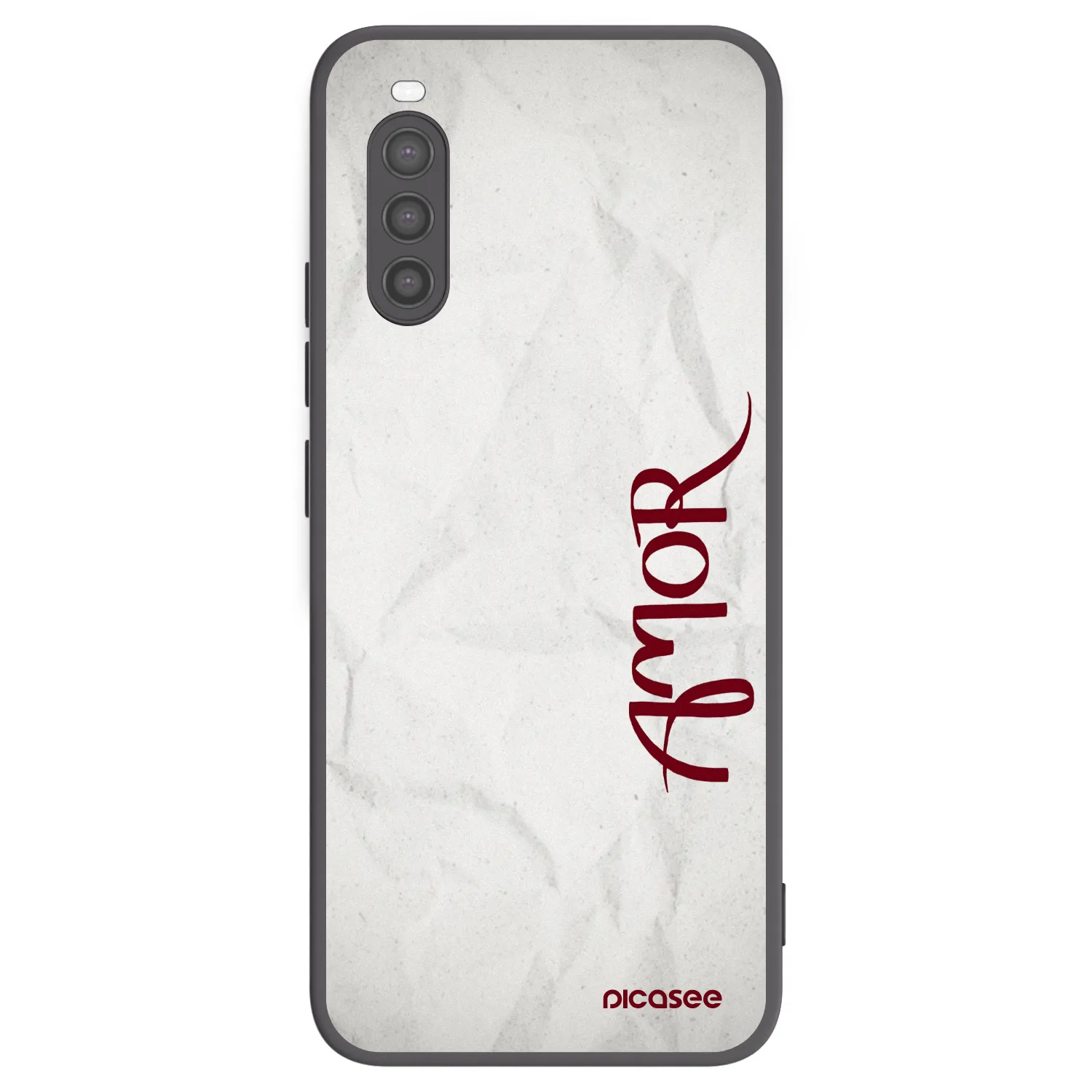 Picasee silikonski črni ovitek za Sony Xperia 10 II - Amor