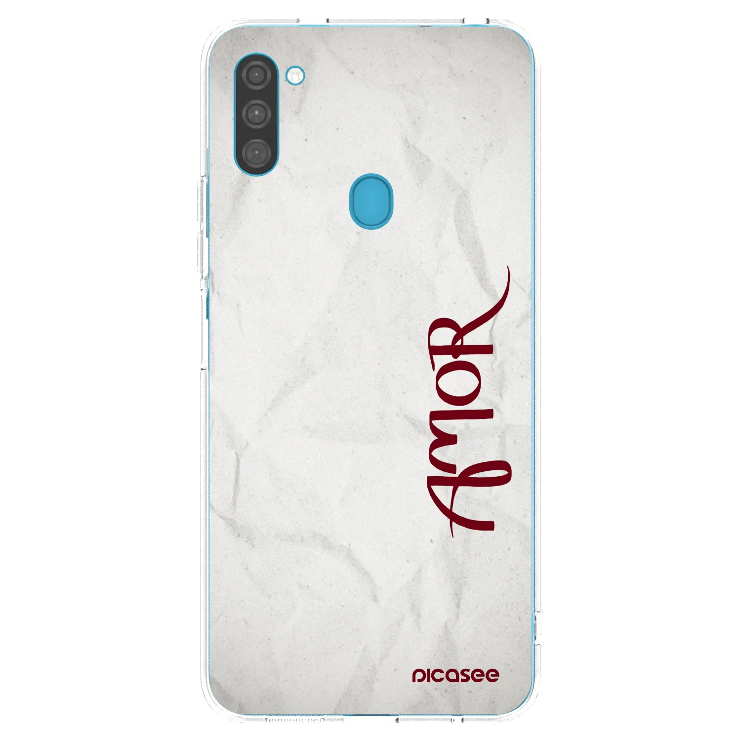 Picasee silikonski prozorni ovitek za Samsung Galaxy M11 - Amor