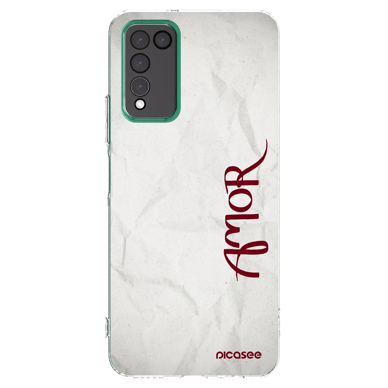 Picasee silikonski prozorni ovitek za Honor 10X Lite - Amor