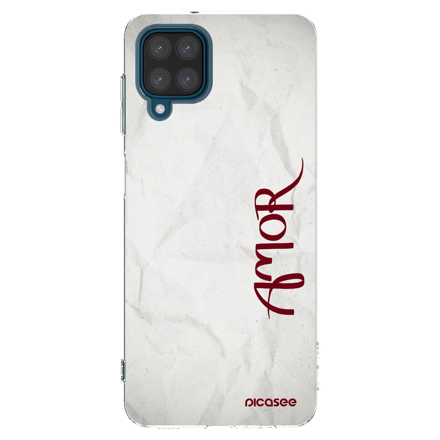 Picasee silikonski prozorni ovitek za Samsung Galaxy A12 A125F - Amor