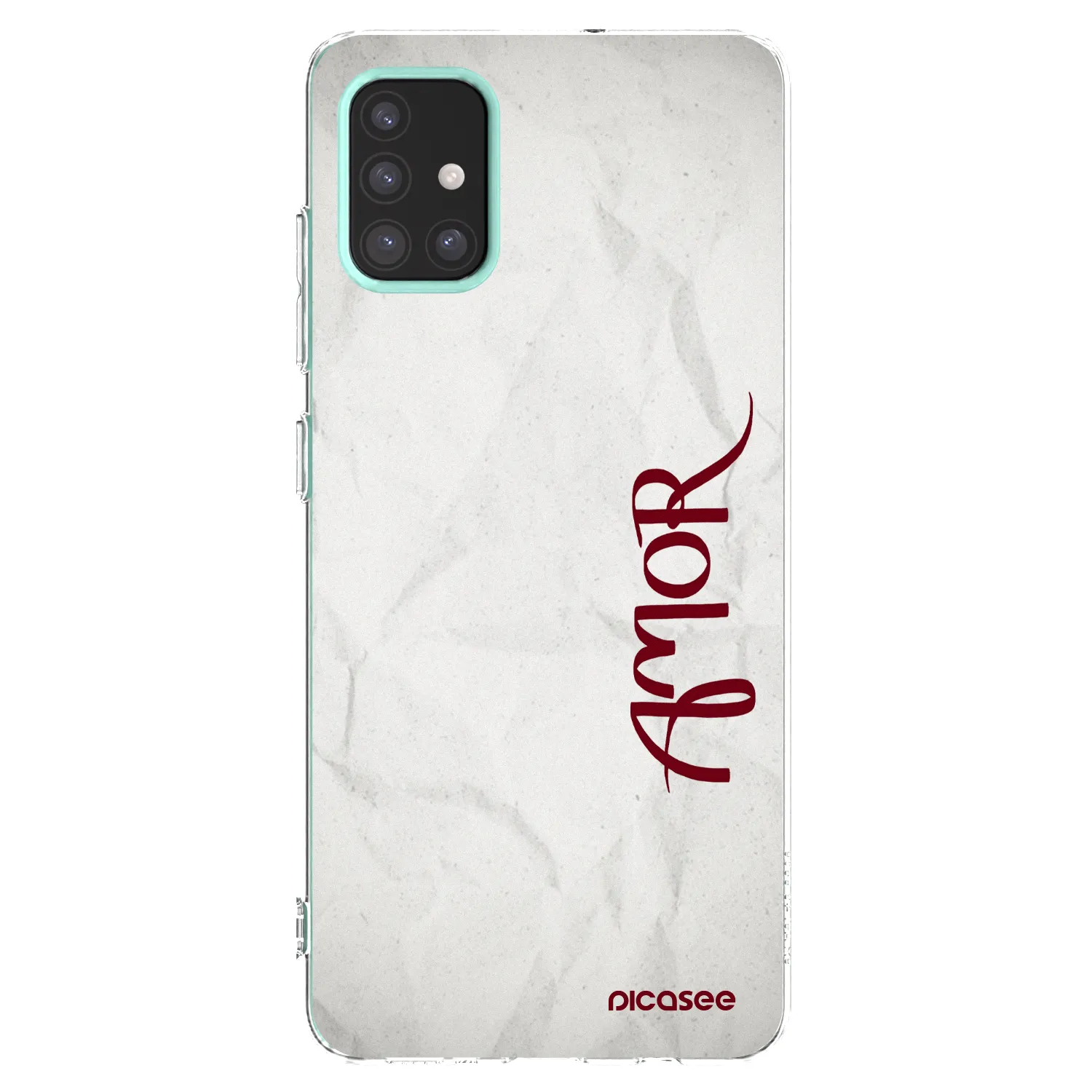 Picasee silikonski prozorni ovitek za Samsung Galaxy M31s - Amor