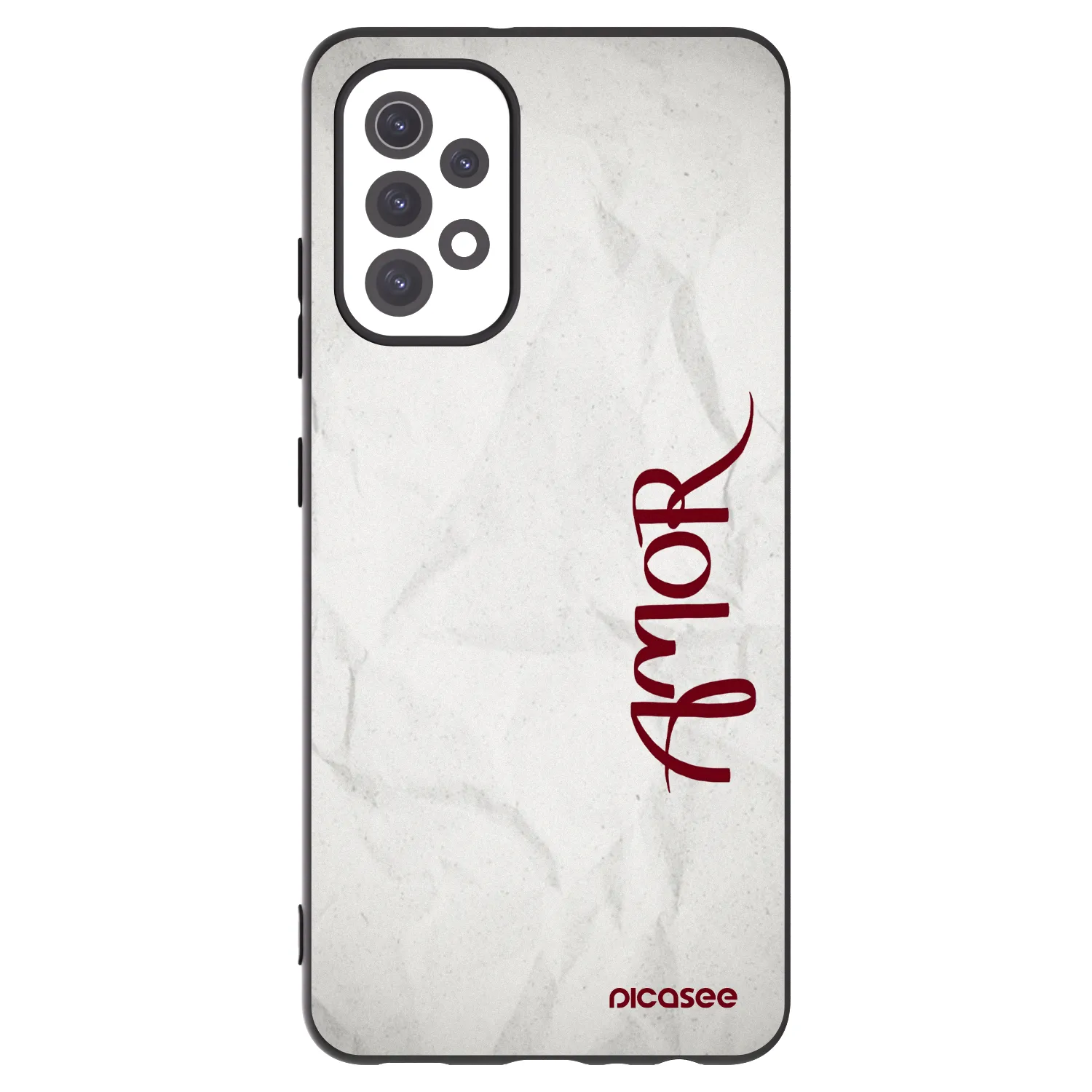 Picasee silikonski črni ovitek za Samsung Galaxy A32 5G A326B - Amor