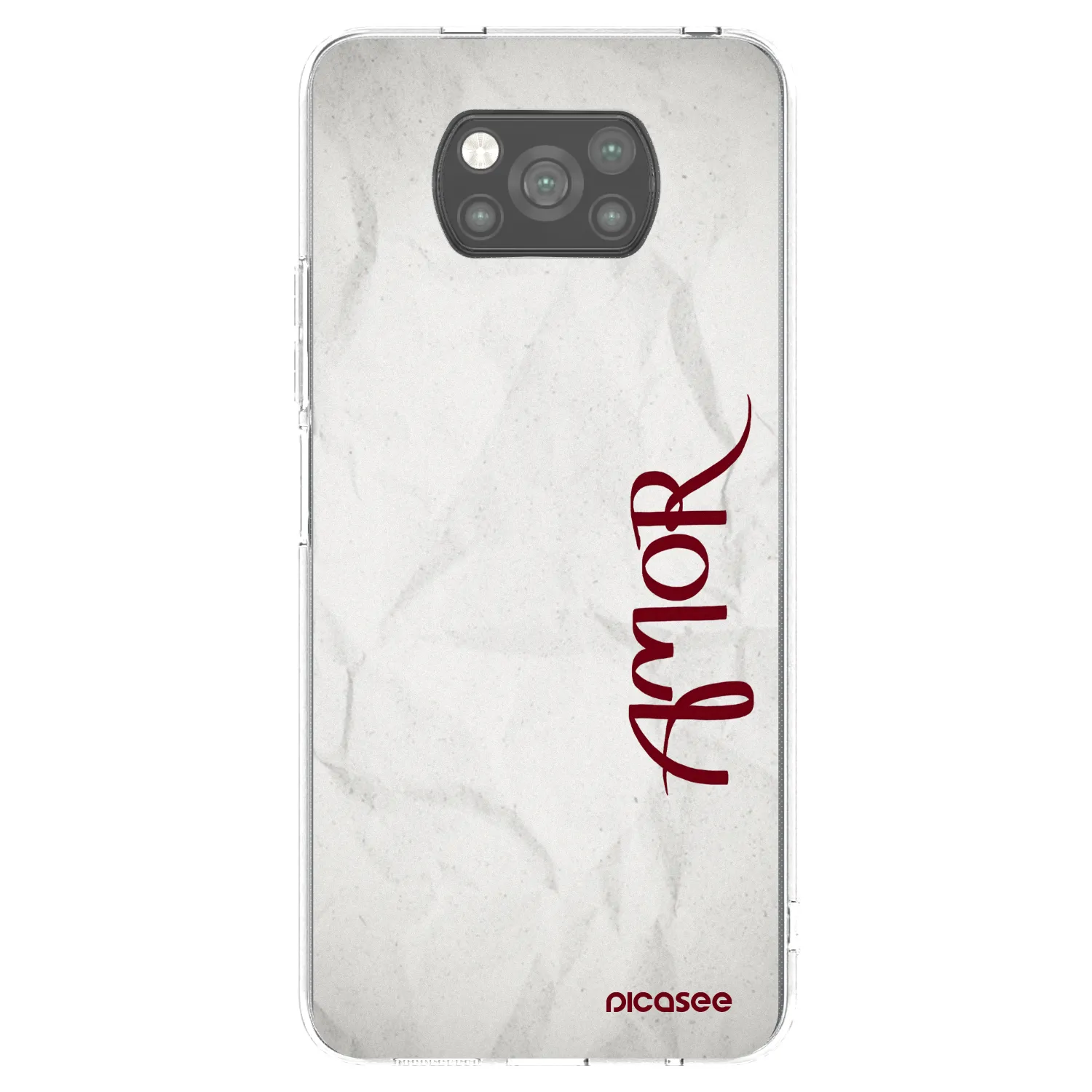 Picasee silikonski črni ovitek za Xiaomi Poco X3 Pro - Amor