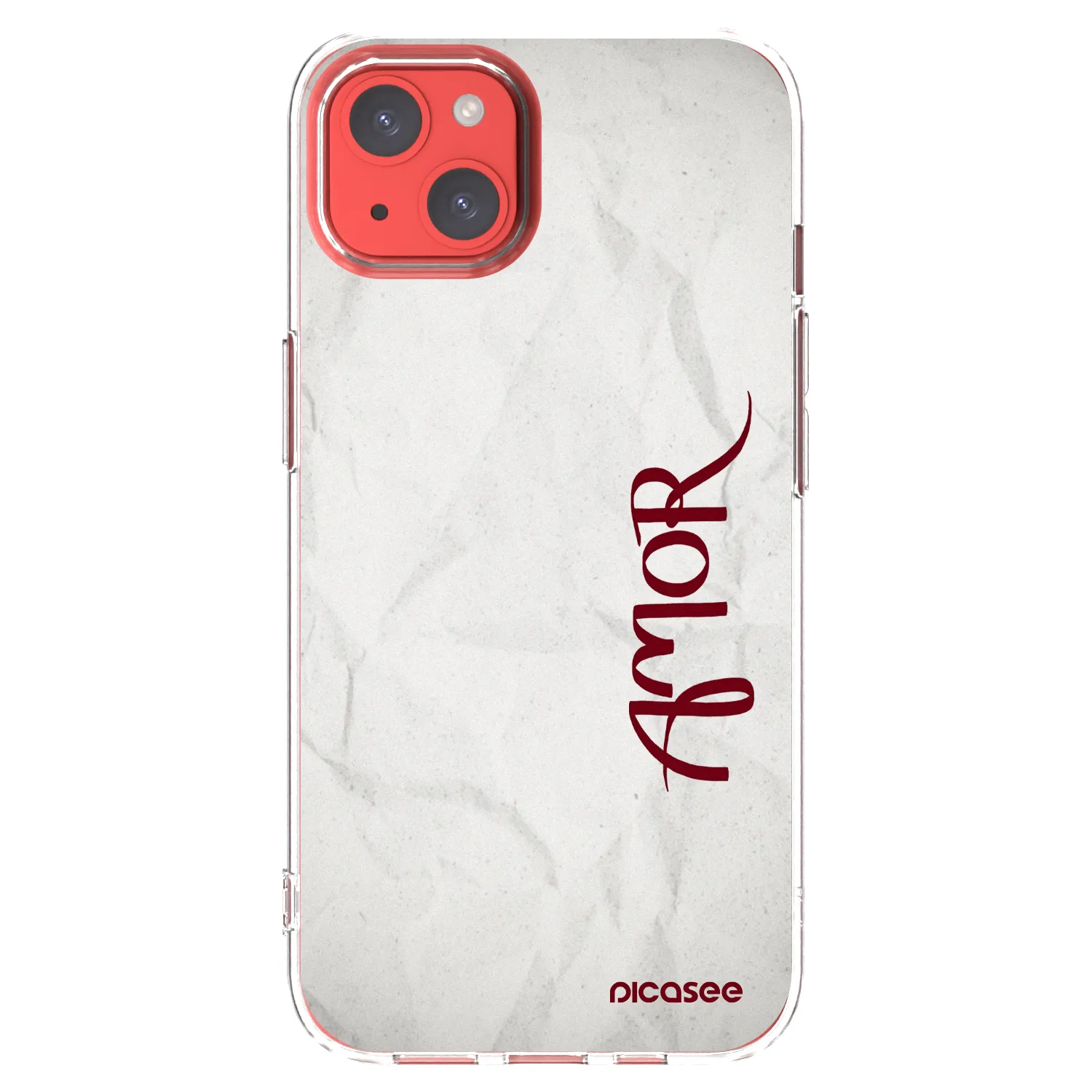 Picasee silikonski prozorni ovitek za Apple iPhone 13 - Amor