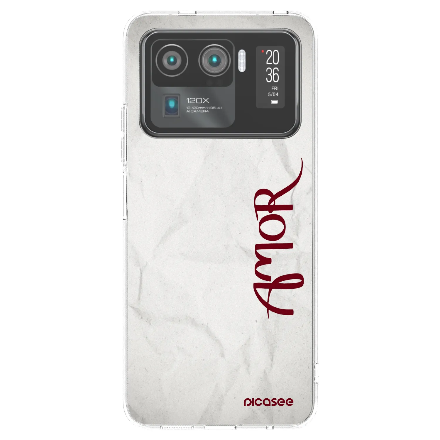 Picasee silikonski prozorni ovitek za Xiaomi Mi 11 Ultra - Amor